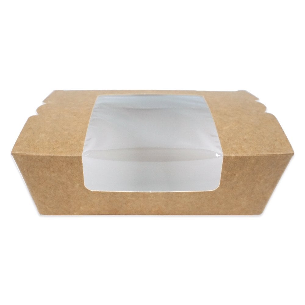 Kutu Menü Box Pencereli Büyük 18x10x5 Cm 35 Adetli