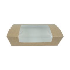 Box Menu Box Windowed Small 14x10x5 Cm 40 Pieces