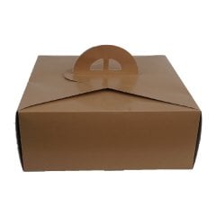 Kutu Turta 3 no Kare Saplı 27x27x11 cm KRAFT 50 adetli