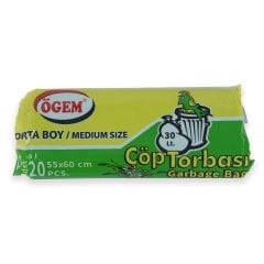 Çöp Torbası 55x60 Cm Orta Boy