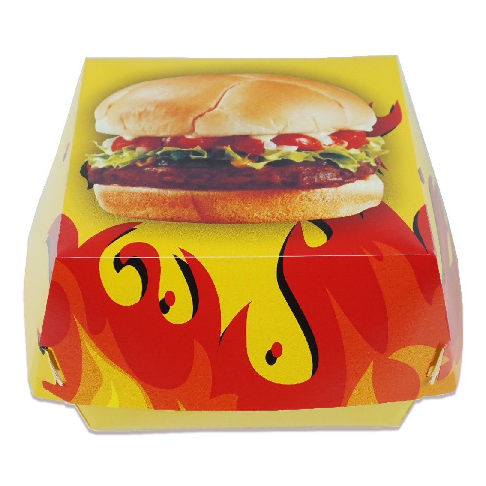 Kutu Hamburger Orta 12x12x7 Cm Standart 125 Adetli