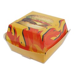 Box Hamburger Small 9x9x7 Cm Standard 100 Pieces