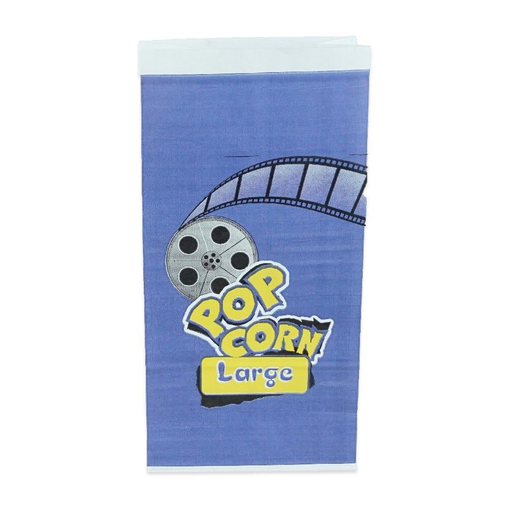 Kese Popcorn Large 15x28x8 Cm Beyaz Kraft