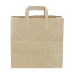 Kraft Bag 30x28x16 Cm Flat Handle