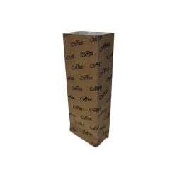 Kese Kraft 8x22x4 Cm Kare Dipli Çift Katlı Coffee Baskılı