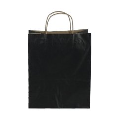 Bag Kraft 32x40x12 Cm Twist Handle Black